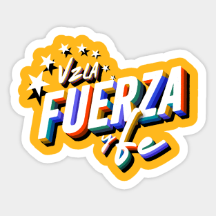 Venezuela - Fuerza y Fe Sticker